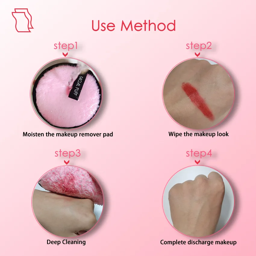Reusable Facial Cleansing Sponge Plush Puff