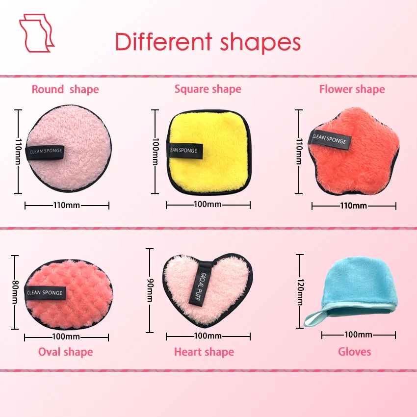 Reusable Facial Cleansing Sponge Plush Puff