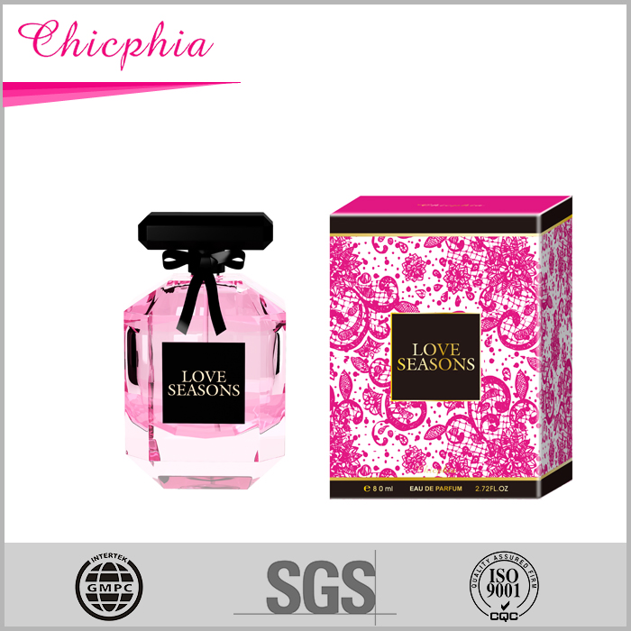 Round Glass Bottle Perfume for Women/ Eau De Toilette
