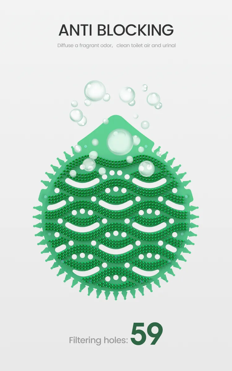 Saige Custom Logo Toilet Air Freshener Anti-Splash Urinal Screen