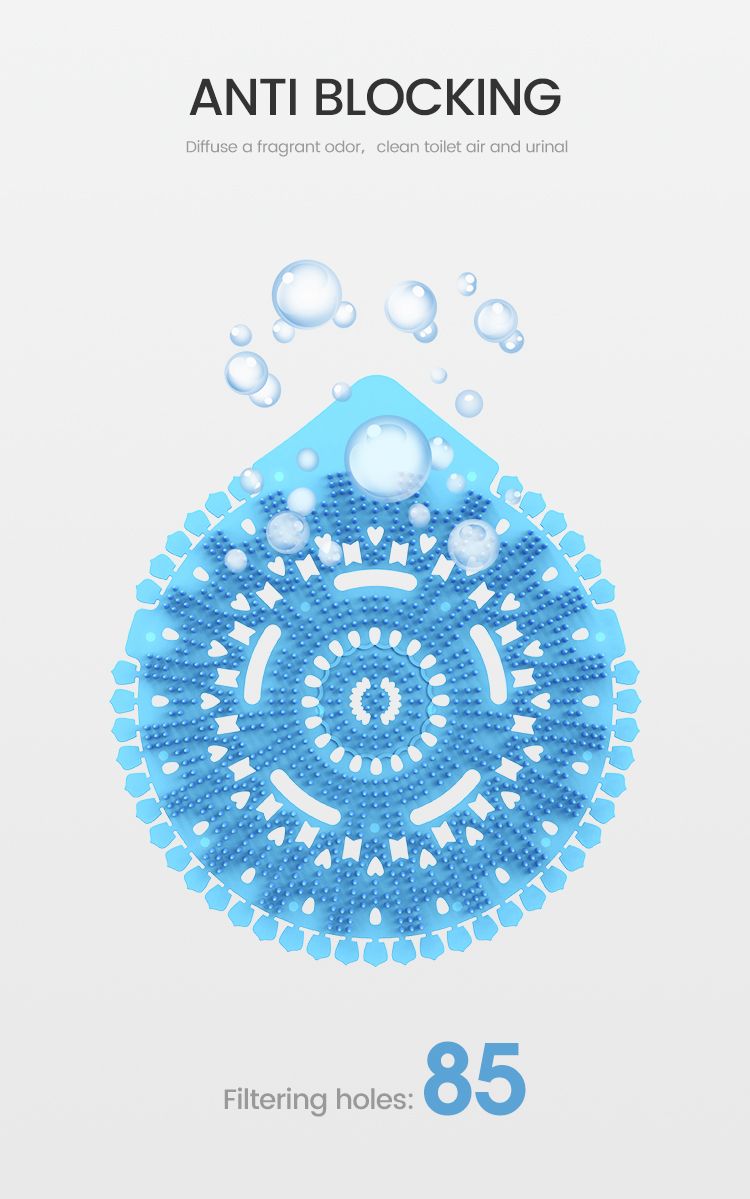 Saige Plastic Toilet Freshener Anti-Splash Urinal Block