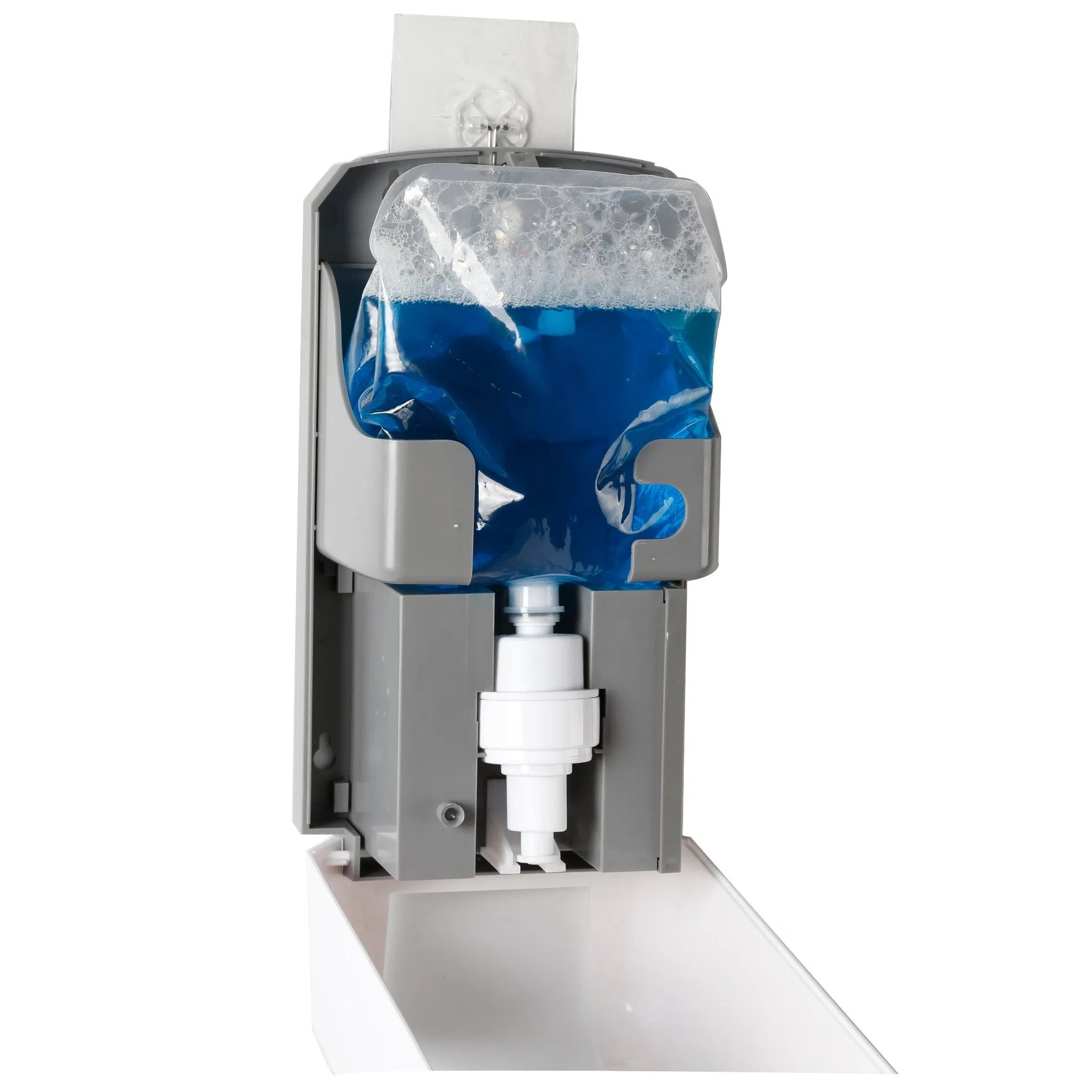 School Hotel Hospital Wholesale Wall Mounted Liquid Soap Dispenser Touchless Stainless Steel Floor Stand with Ad Board Automatic Hand Sanitizer Soap Dispenser