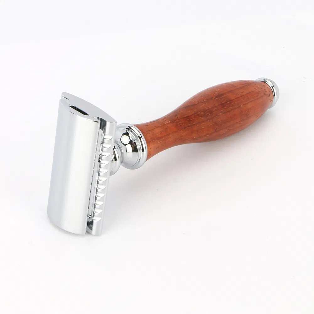 Traditional Shaver Durable Wood Safety Razor Double Edge Safety Razor