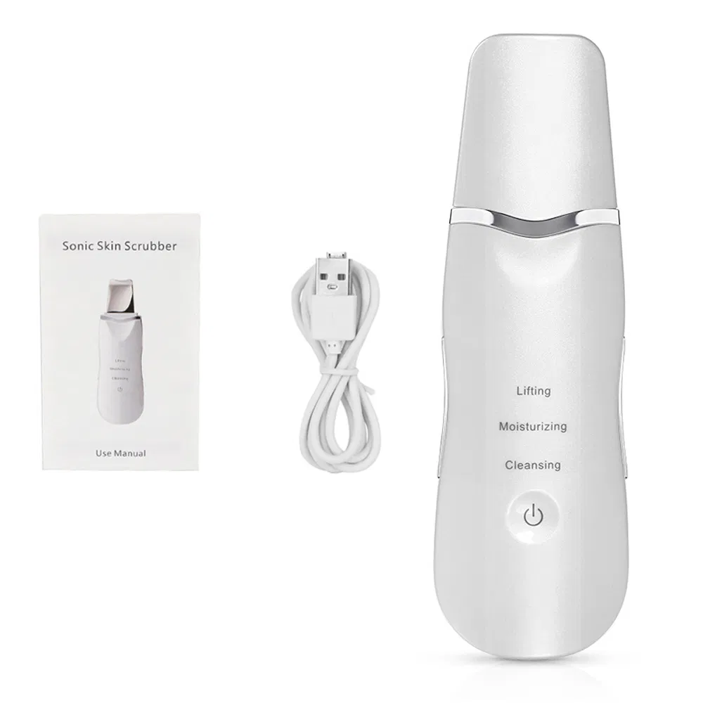 Ultrasonic Face Cleaning Skin Scrubber Facial Peeling Deep Cleansing Exfoliator Pore Cleaner Blackhead Removal Skin Care Tool