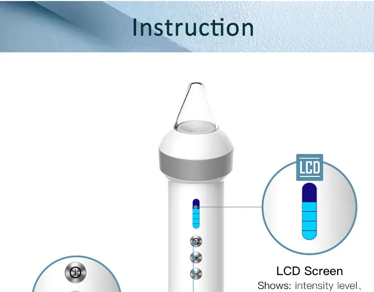 USB Rechargeable LED Facial Cleansing Spot Remover Vacuum Blackhead