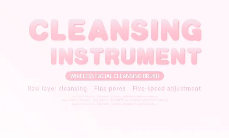 Waterproof Electric Face Deeply Cleaning Silicone Facial Sonic Cleansing Brush