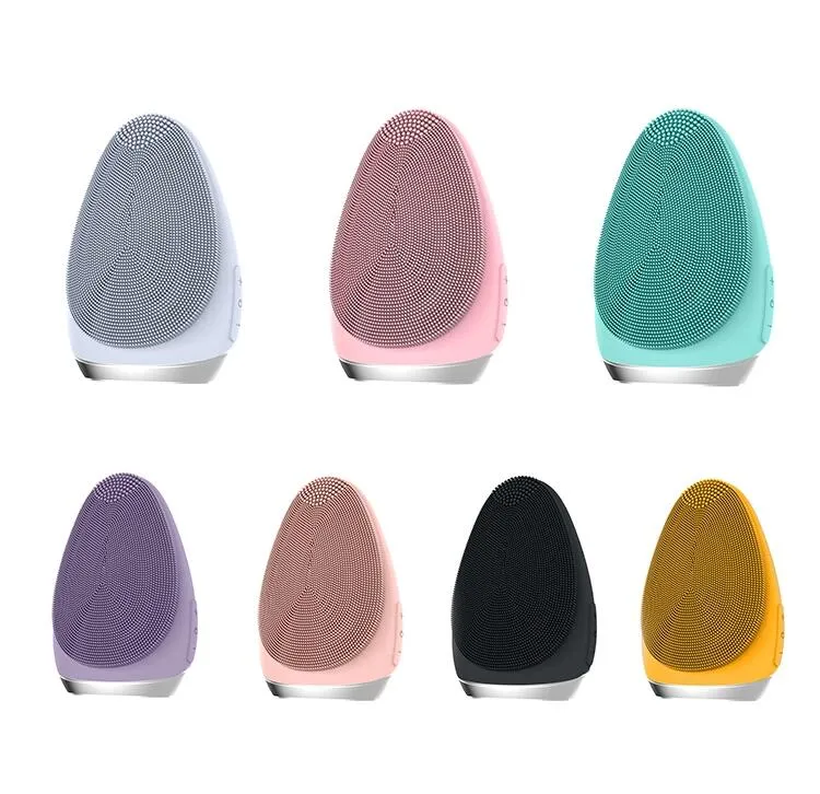 Waterproof Electric Skin Care Silicone Facial Sonic Cleansing Brush Deeply Face Pore Cleansing Brush